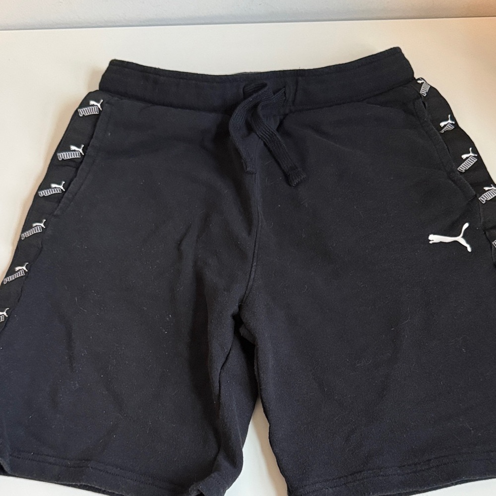 Puma kids Black Athletic Shorts